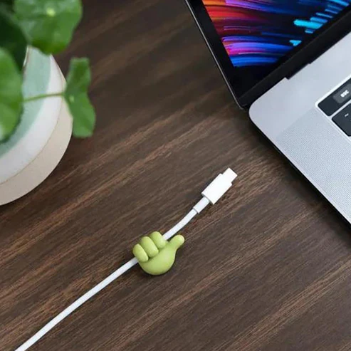 Multifunctional Multi functional Hand Shape Wall Clip Hanger Keys Cable Holder.