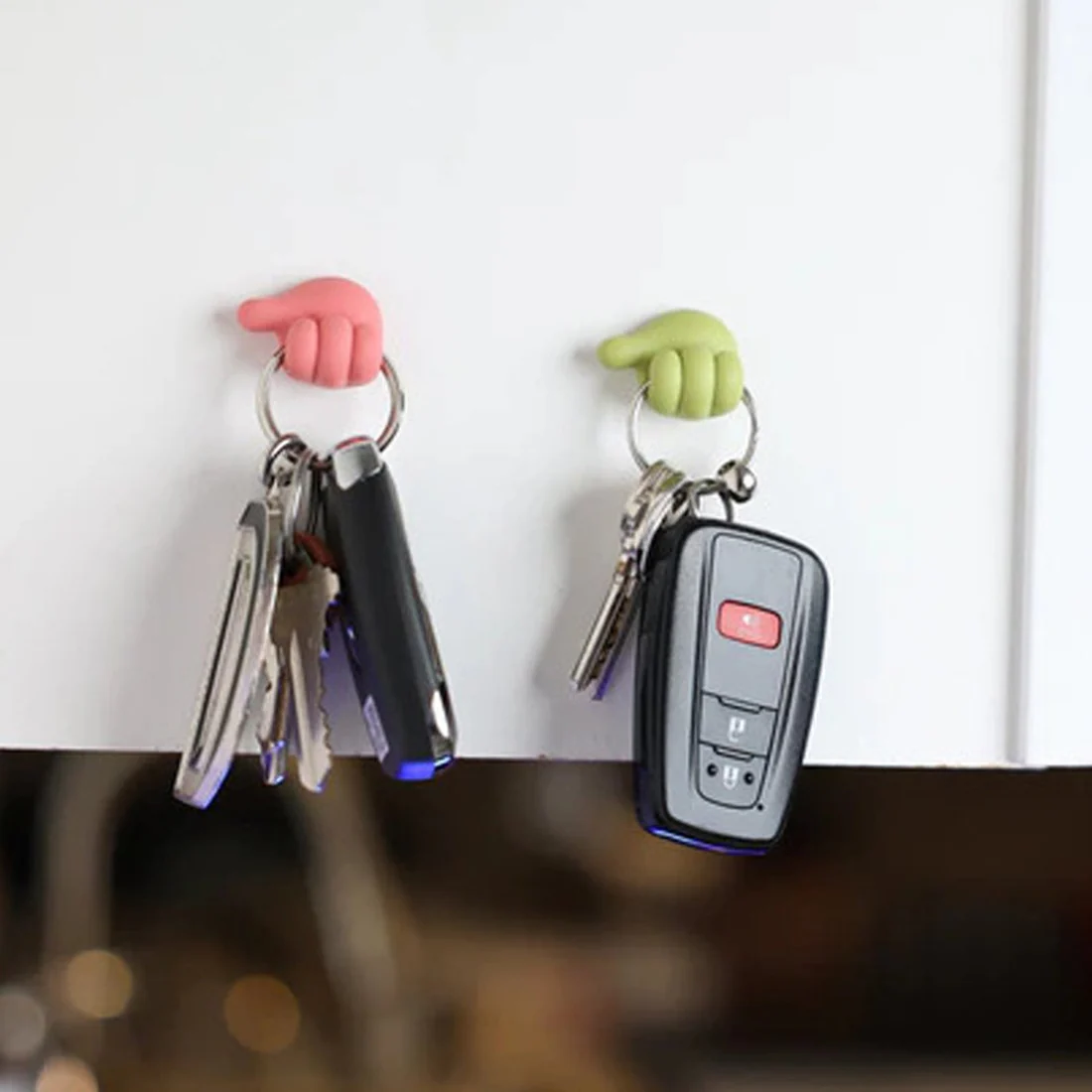 Multifunctional Multi functional Hand Shape Wall Clip Hanger Keys Cable Holder. - Image 3