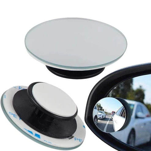 Blind Spot Round Wide Angle Adjustable Convex Rear View Mirror - Image 2